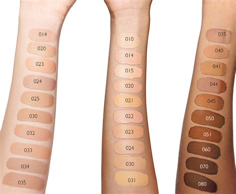 dior foundation forever shades|Dior forever foundation color chart.